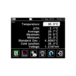 Picture of Calex EXCELOG-6 - Handheld Temperature Data Logger